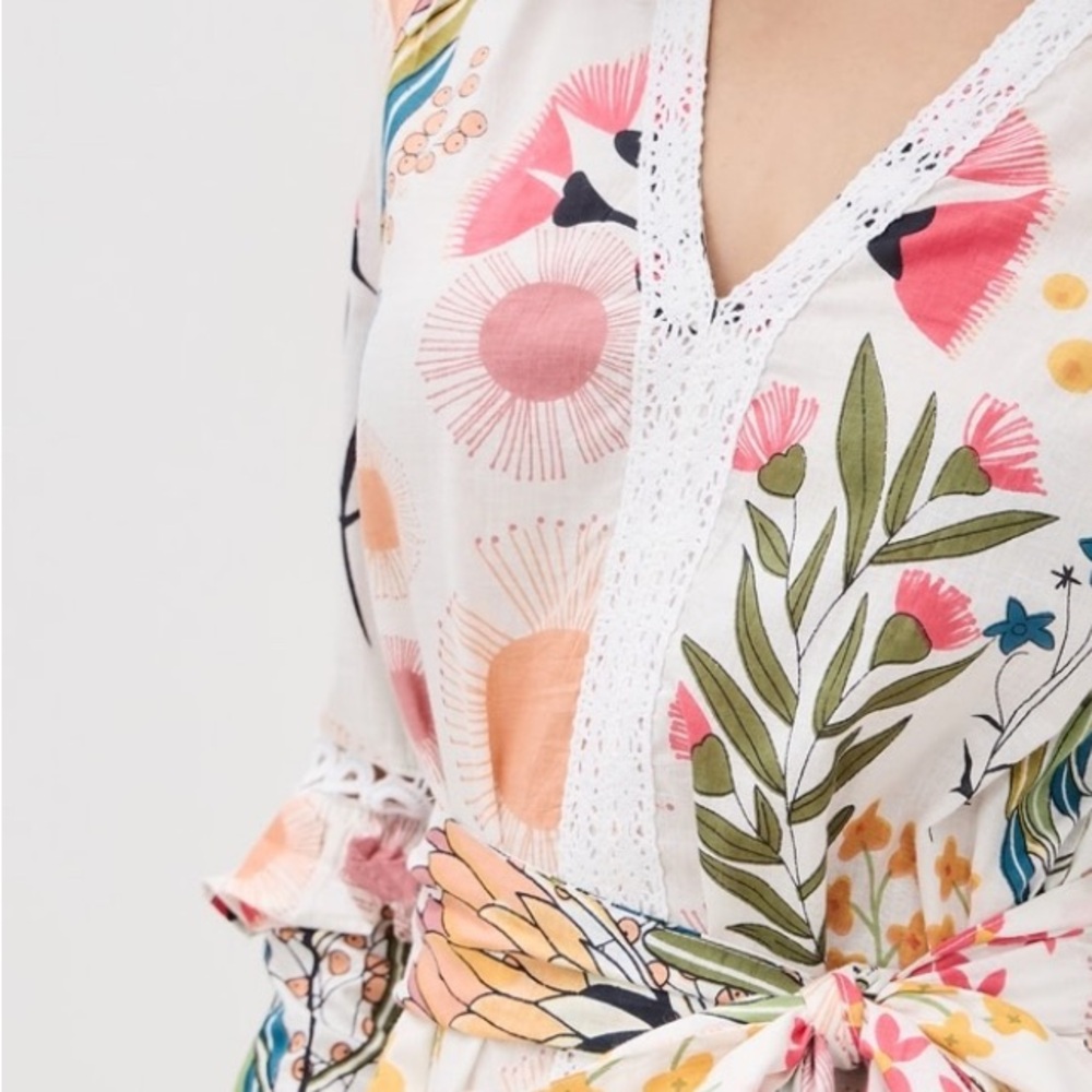 Guadalupe Design
Madelyn Short Dress Floral Print Ruffle Dress - Picture 7 of 7